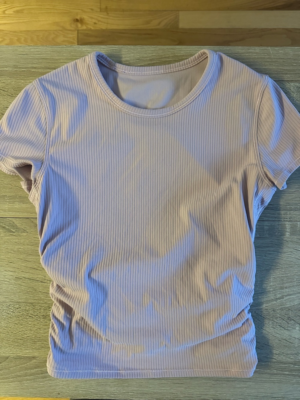 Lululemon Ribbed t-shirt - light pink